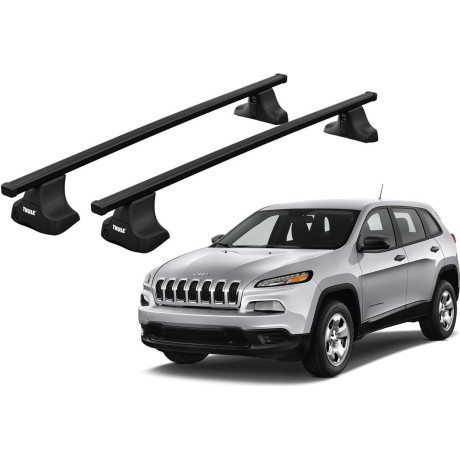Barras THULE SquareBar para autos JEEP Cherokee desde 2014 al 2020