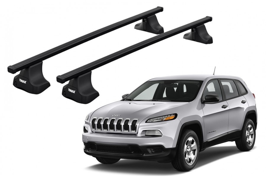 Barras THULE SquareBar para autos JEEP Cherokee desde 2014 al 2020