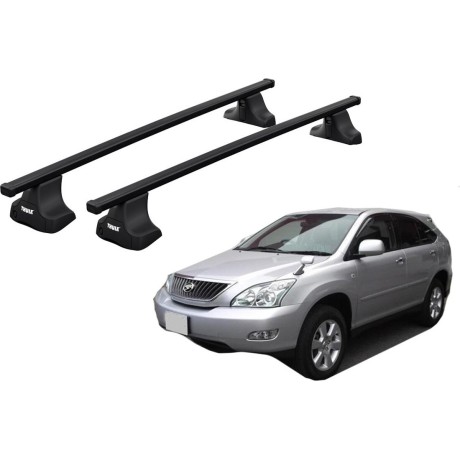 Barras THULE SquareBar para autos TOYOTA Harrier 2003 a 2009