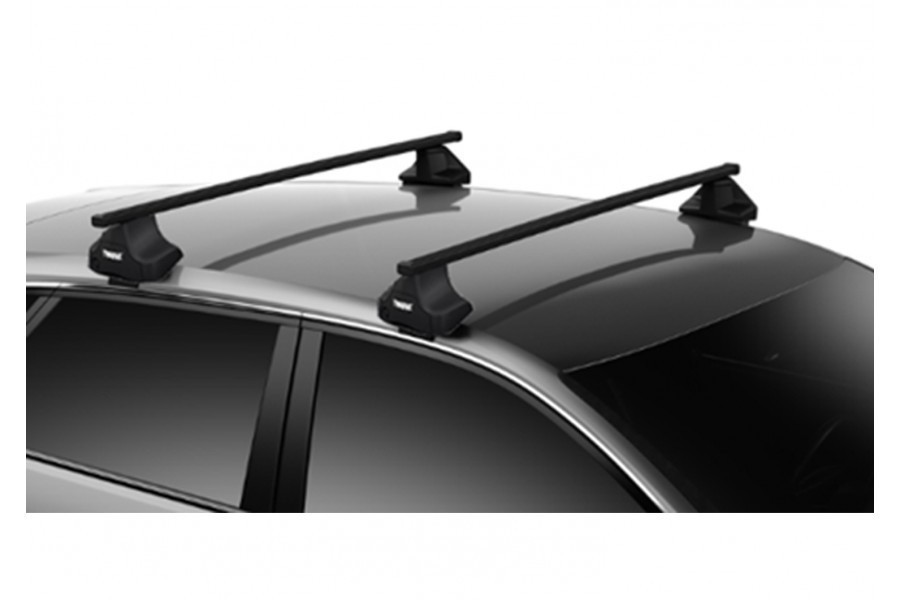 Barras THULE SquareBar para autos VOLKSWAGEN Polo 2009 a 2017