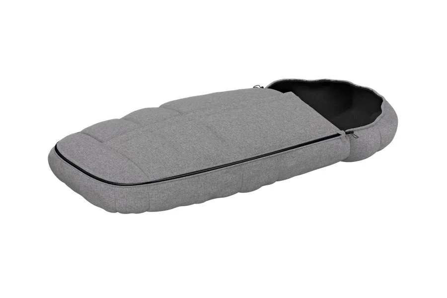 Saco Aislante Bebé Coche Sleek | Footmuff | Grey Melange |Th
