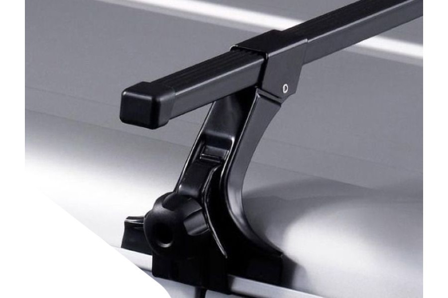 Barras THULE de canaletas para autos CITROEN Visa 1980 a 1989 negro