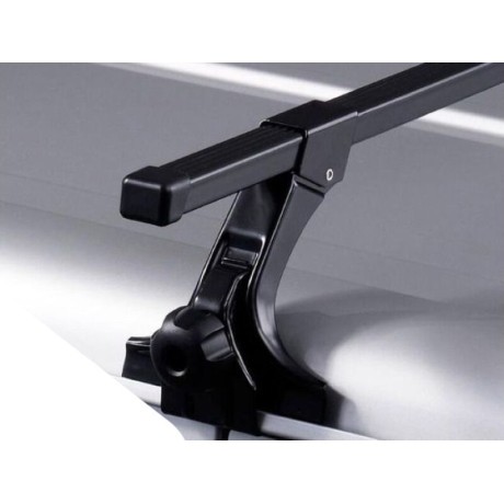 Barras THULE de canaletas para autos AUDI 90 1979 a 1986 negro