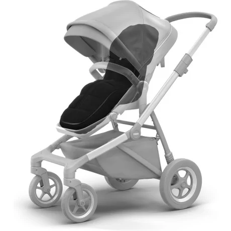 Saco Aislante Bebé Coche Sleek | Footmuff | Black Midnight |