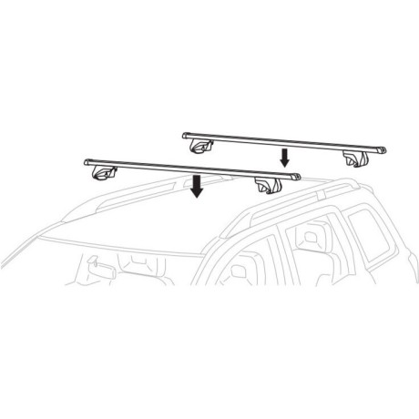 Barras THULE SmartRack para autos JAC Rien SRV desde 2007 - 2013