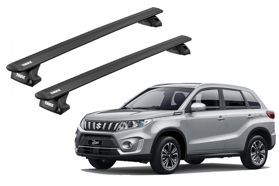 Barras THULE EVO WingBar para autos SUZUKI Vitara desde 2015 - 2023 negro