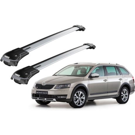 Barras THULE EDGE para autos SKODA Octavia Scout 2014 a 2020