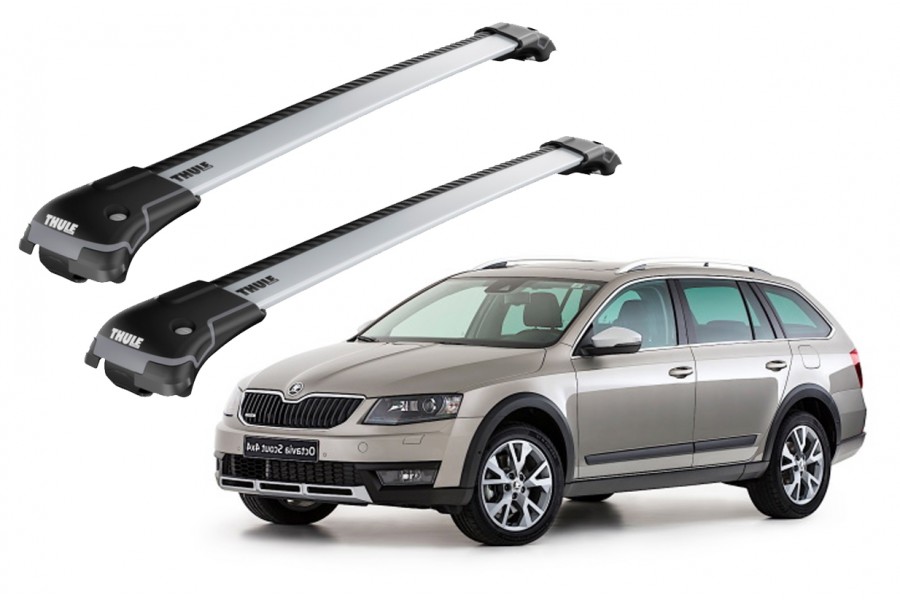Barras THULE EDGE para autos SKODA Octavia Scout 2014 a 2020