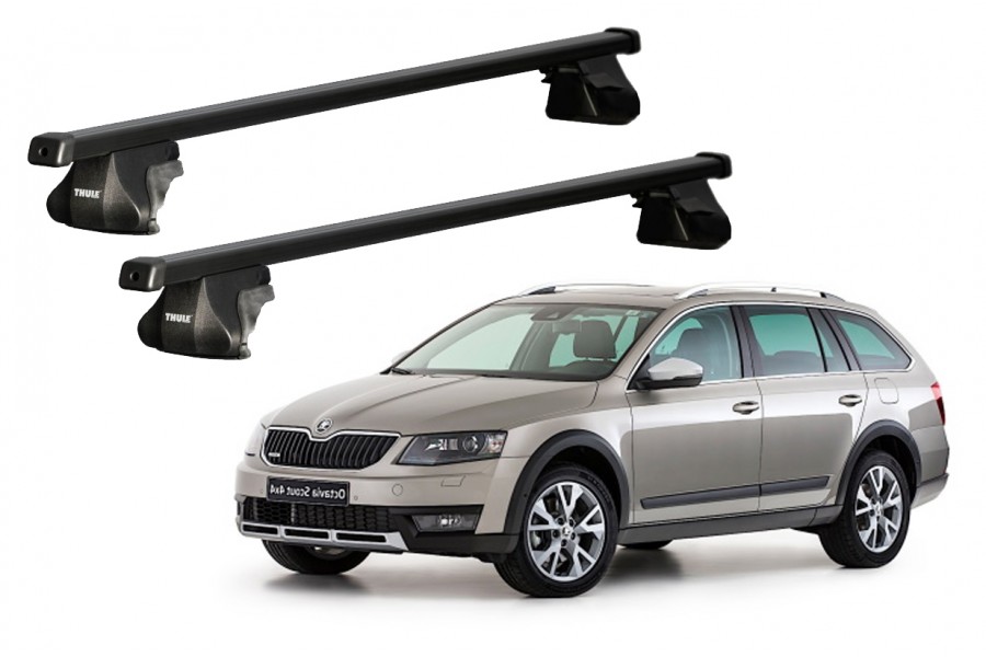 Barras THULE SmartRack para autos SKODA Octavia Scout 2014 a 2020