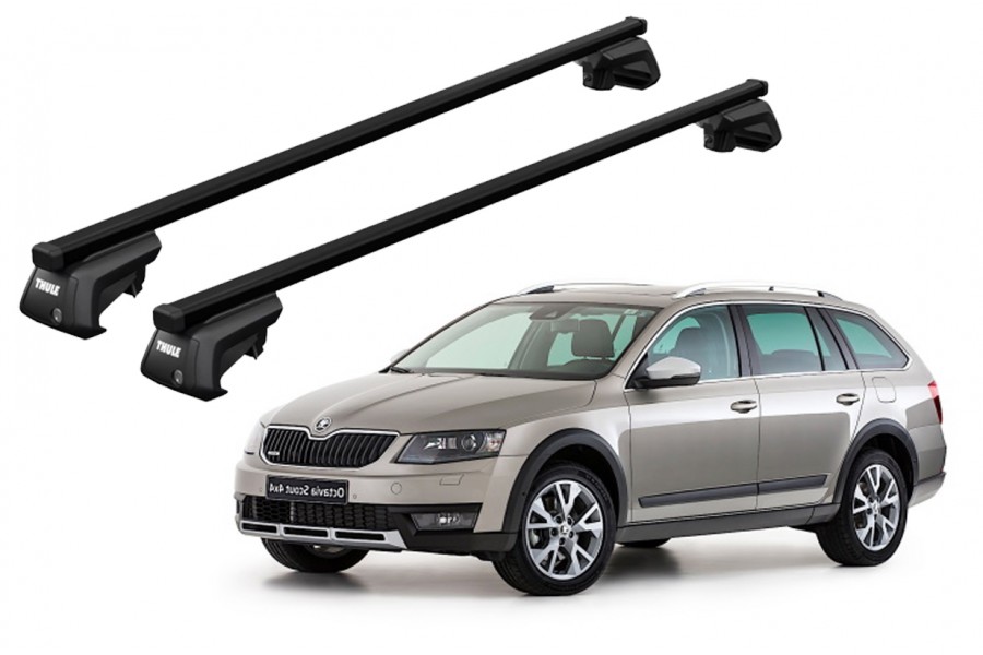 Barras THULE SmartRack XT para autos SKODA Octavia Scout 2014 a 2020