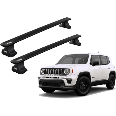 Barras THULE WingBar para autos JEEP Renegade desde 2015 negro