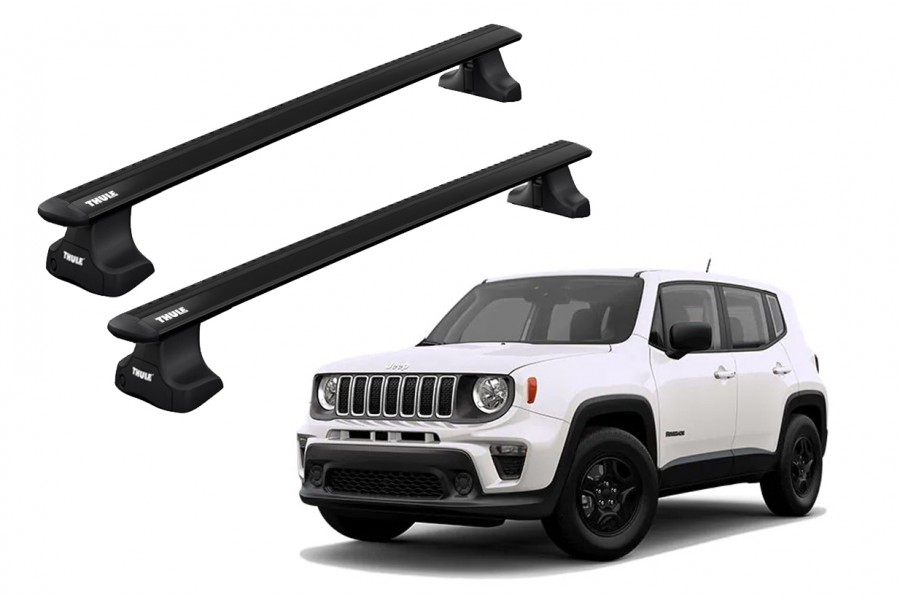 Barras THULE WingBar para autos JEEP Renegade desde 2015 negro
