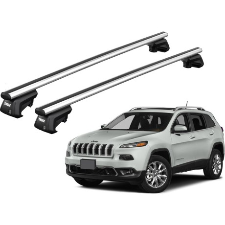 Barras THULE SmartRack XT AluBar para autos JEEP Cherokee Renegade 2005 a 2013