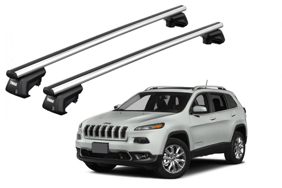 Barras THULE SmartRack XT AluBar para autos JEEP Cherokee Renegade 2005 a 2013