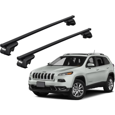 Barras THULE EVO SquareBar para autos JEEP Cherokee Renegade 2005 a 2013