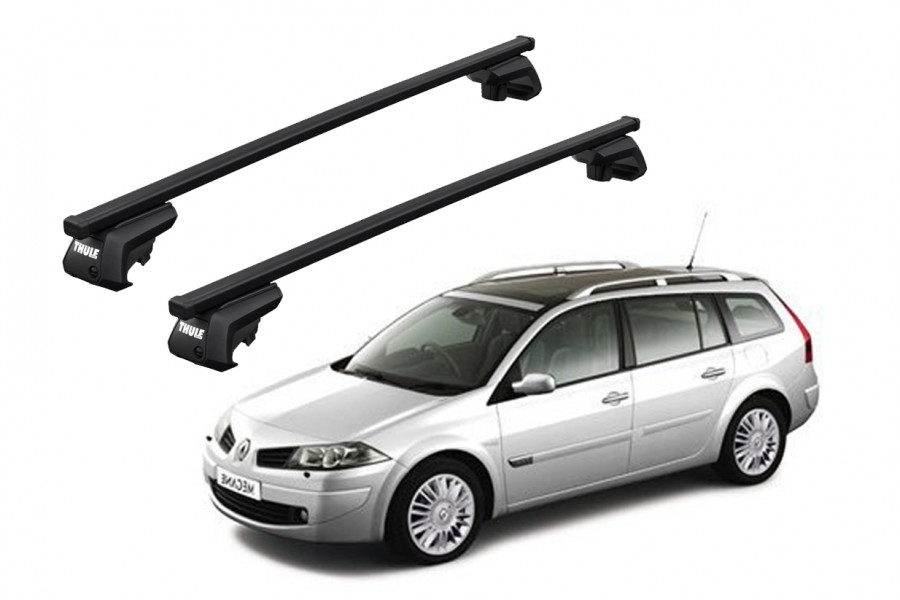 Barras THULE EVO SquareBar para autos RENAULT Megane Grand Tour desde 2006
