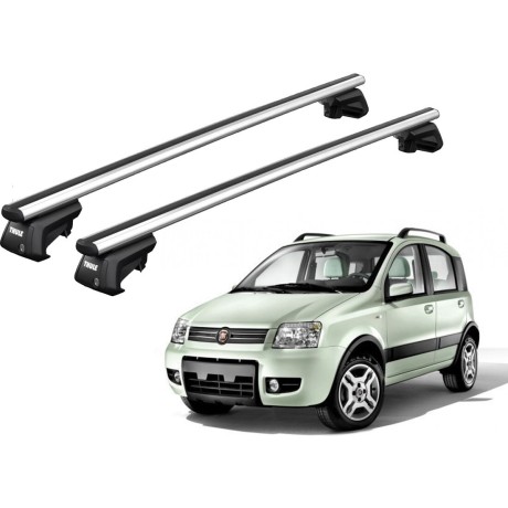 Barras THULE SmartRack XT AluBar para autos FIAT Panda 4X4 2004 a 2011