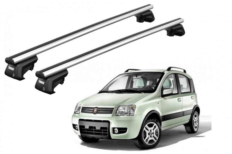 Barras THULE SmartRack XT AluBar para autos FIAT Panda 4X4 2004 a 2011