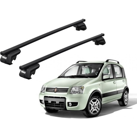Barras THULE EVO SquareBar para autos FIAT Panda 4X4 2004 a 2011