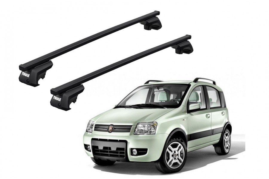 Barras THULE EVO SquareBar para autos FIAT Panda 4X4 2004 a 2011