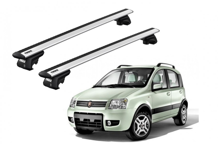 Barras THULE EVO WingBar para autos FIAT Panda 4X4 2004 a 2011