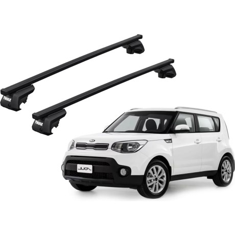 Barras THULE EVO SquareBar para autos KIA Soul 2008 a 2013