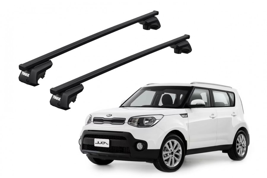 Barras THULE EVO SquareBar para autos KIA Soul 2008 a 2013