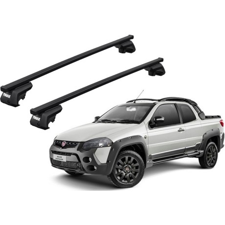Barras THULE EVO SquareBar para camioneta FIAT Strada Adventure desde 2014