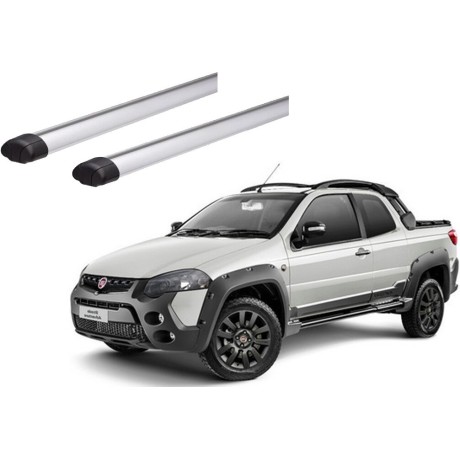 Barras THULE EVO AeroBar para camioneta FIAT Strada Adventure desde 2014 negro