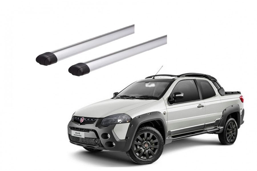 Barras THULE EVO AeroBar para camioneta FIAT Strada Adventure desde 2014 negro