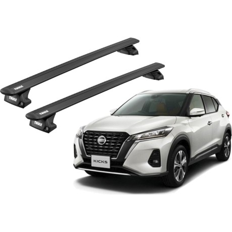 Barras THULE EVO WingBar para autos NISSAN Kicks desde 2016 negro