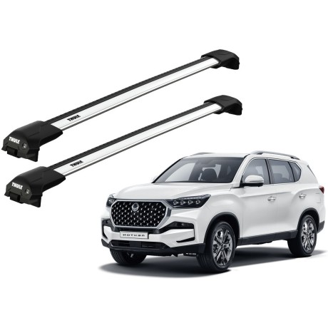 Barras THULE EDGE Flush para autos SSANGYONG Rexton desde 2018