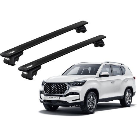 Barras THULE EVO WingBar para autos SSANGYONG Rexton desde 2018 negro