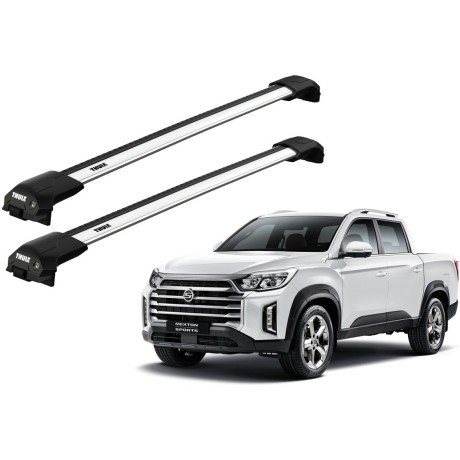 Barras THULE EDGE Flush para camioneta SSANGYONG Rexton Sports desde 2018