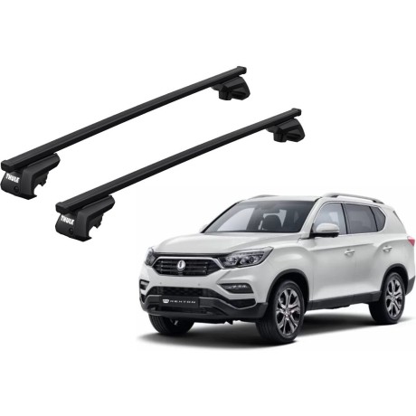 Barras THULE EVO SquareBar para autos SSANGYONG Rexton 2012 a 2017