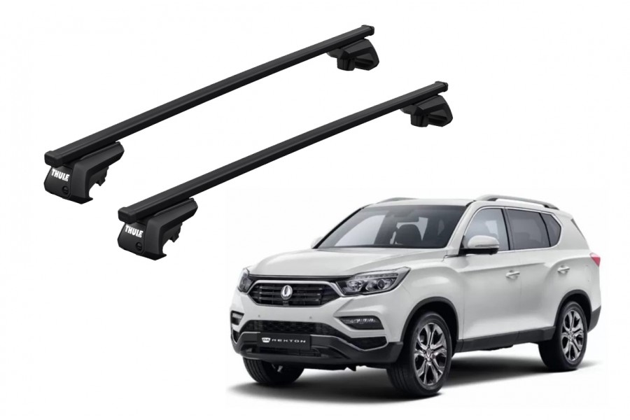 Barras THULE EVO SquareBar para autos SSANGYONG Rexton 2012 a 2017