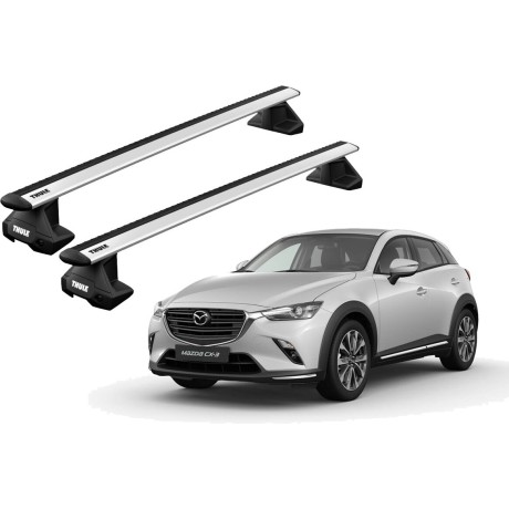 Barras THULE EVO WingBar para autos MAZDA CX-3 desde 2015 - 2022