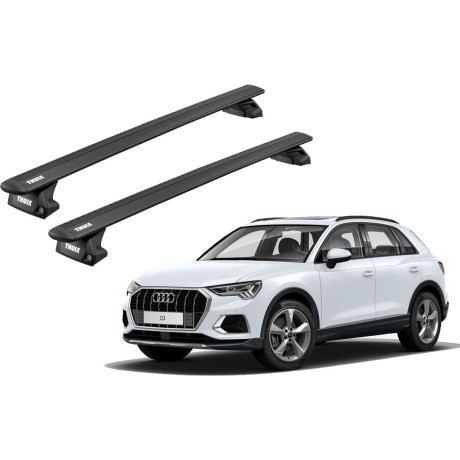 Barras THULE EVO WingBar para autos AUDI Q3 desde 2019 negro