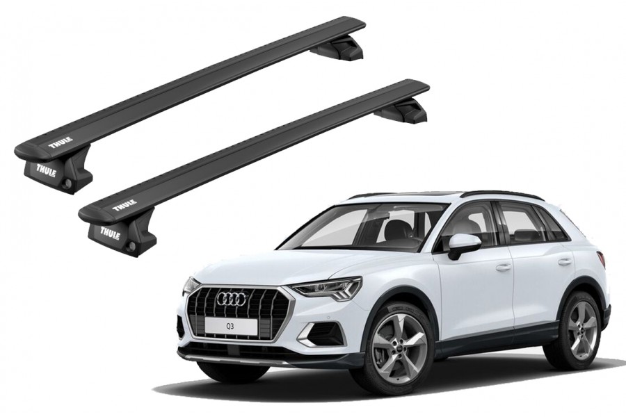 Barras THULE EVO WingBar para autos AUDI Q3 desde 2019 negro