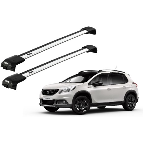 Barras THULE EDGE Flush para autos PEUGEOT 2008 2013 a 2019