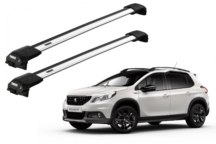 Barras THULE EDGE Flush para autos PEUGEOT 2008 2013 a 2019