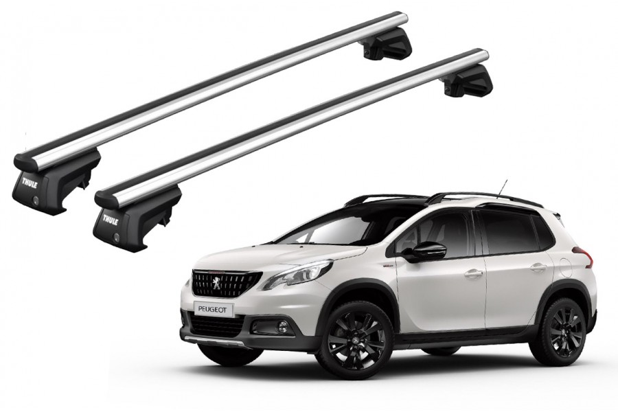 Barras THULE SmartRack XT AluBar para autos PEUGEOT 2008 2013 a 2019