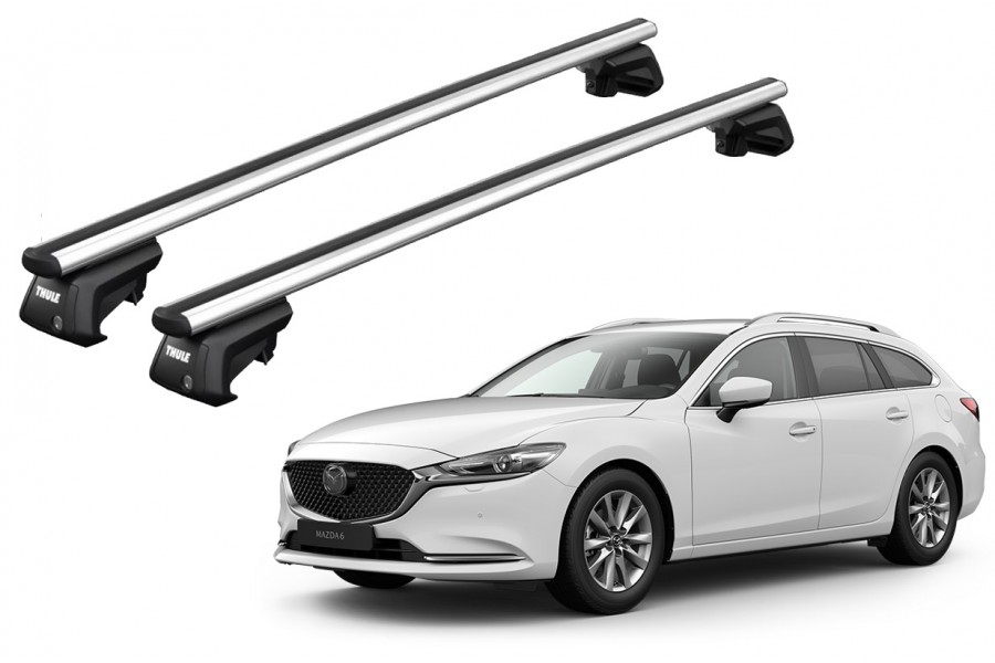 Barras THULE SmartRack XT AluBar para autos MAZDA 6 desde 2013 - 2019