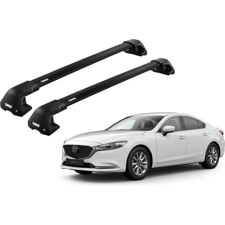 Barras THULE EDGE Flush para autos MAZDA 6 desde 2013 negro