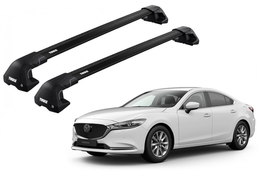 Barras THULE EDGE Flush para autos MAZDA 6 desde 2013 negro