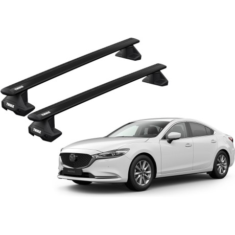 Barras THULE EVO WingBar para autos MAZDA 6 desde 2013 negro