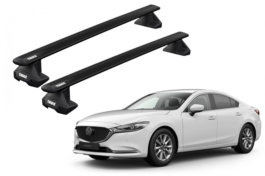 Barras THULE EVO WingBar para autos MAZDA 6 desde 2013 negro