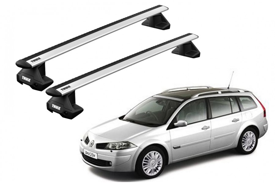 Barras THULE EVO WingBar para autos RENAULT Megane Grand Tour desde 2006