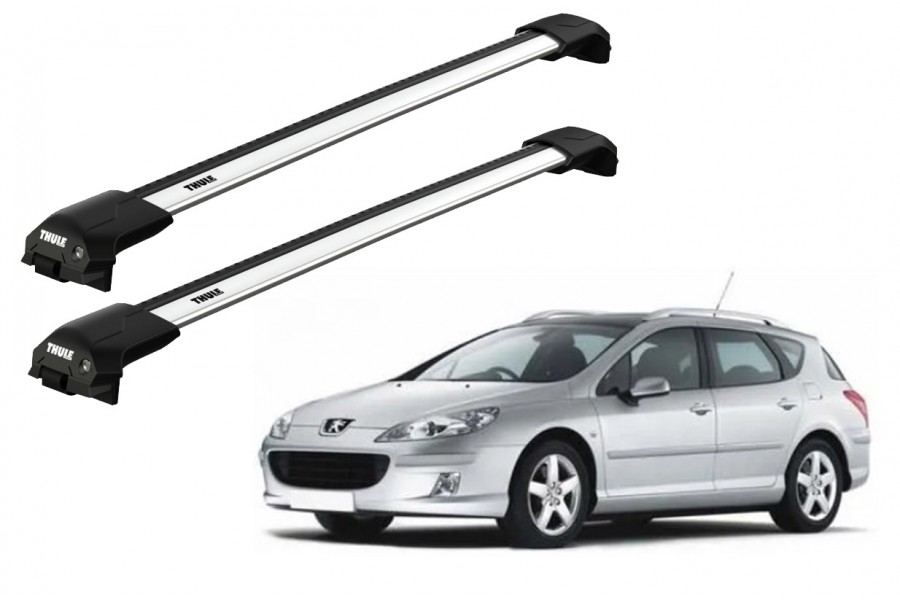 Barras THULE EDGE Flush para autos PEUGEOT 407 SW 2004 a 2010