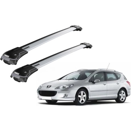 Barras THULE EDGE para autos PEUGEOT 407 SW 2004 a 2010